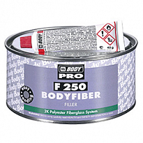 BODY Шпатлевка полиэфирная FIBER GLASS 250 зеленый 0,25кг